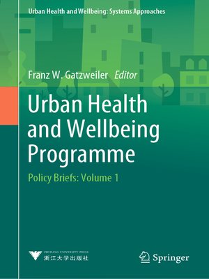 cover image of Urban Health and Wellbeing Programme